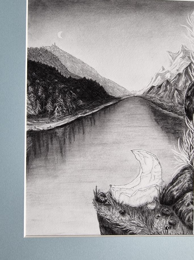 Motiv mit Passepartout ohne Randabstand